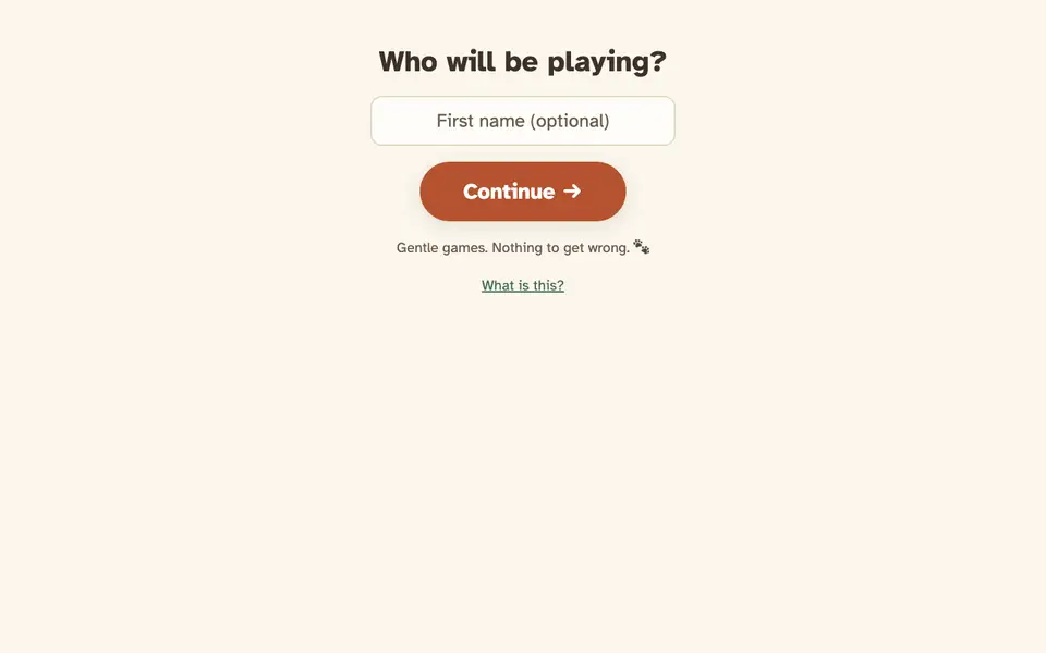 The full Sit With Sammy home page, top to bottom