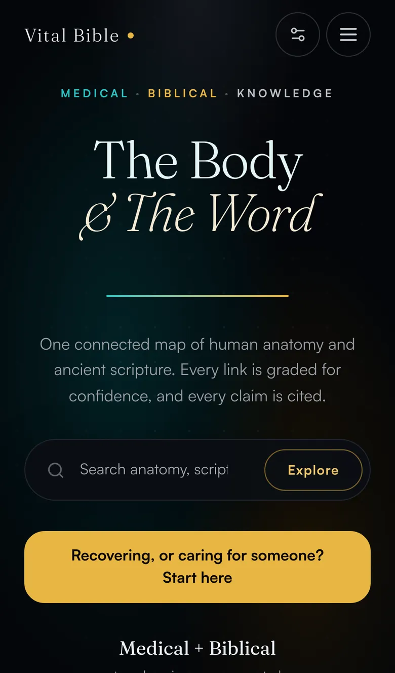 Vital Bible on a phone
