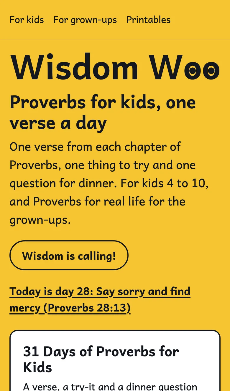 Wisdom Woo on a phone